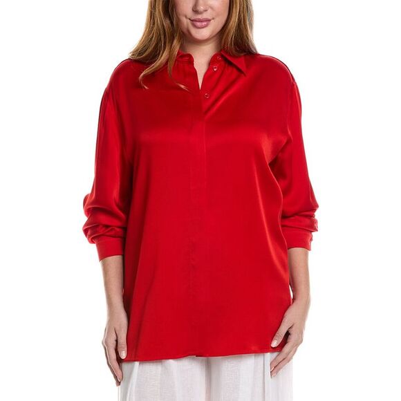Michael Kors Collection WomensTechno Charmeuse Boyfriend...